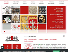 Tablet Screenshot of fundacjagdanska.pl